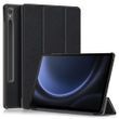 Чохол книжка Crazy Horse для Samsung Galaxy Tab S10 FE (10.9") / чорний 202780 фото