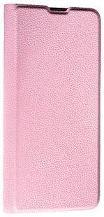 Кожаный чехол книжка Fibra case на Samsung Galaxy S25 Plus / розовый 202118 фото