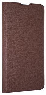 Шкіряний чохол книжка Fibra case на Samsung Galaxy A17 (5G) / brown 203882 фото