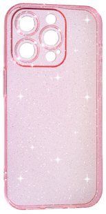Чохол силіконовий Clear Shine на iPhone 16 Pro Max / рожевий 200771 фото