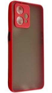 TPU чохол накладка Matte Color Case для Realme 9 Pro Plus червоний 92643 фото