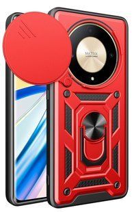 PC + TPU чехол Camshield armor для Xiaomi Redmi A3 / красный 095703 фото