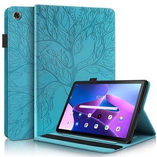 Чохол-книжка Wood Book на планшет Lenovo Tab M10 (3rd Gen) 10.1" / бірюзовий 098355 фото