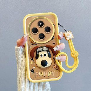 Чохол силіконовий Cartooncase на Poco C75 / Puppy brown 098321 фото
