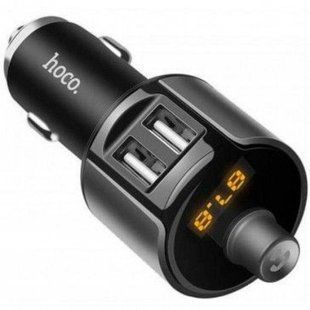Автомобильная зарядка Hoco E19 Bluetooth FM Launcher 2.4A 2USB 16410 фото