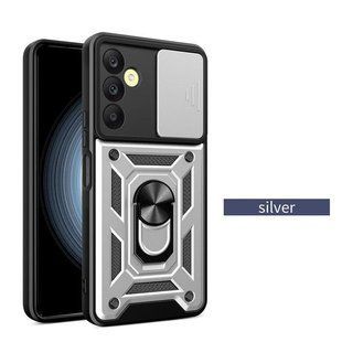 PC + TPU чохол Camshield Armor для Samsung Galaxy M56 (5G) / сріблястий 099869 фото