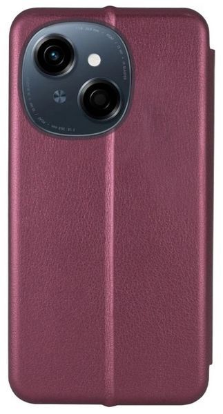 Чохол книжка Elegant book для Tecno&nbsp;Spark Go 1 (KL4) / бордовий 202452 фото