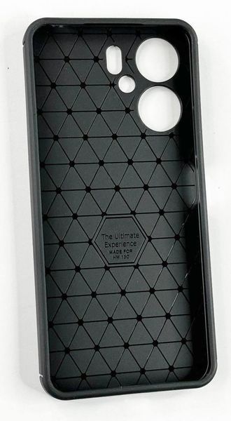 TPU чехол накладка Autofocus для Xiaomi Redmi 13C черный 095912 фото