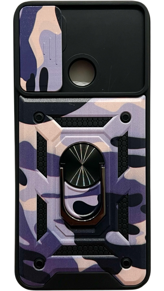 PC + TPU чохол Camo на Xiaomi Poco C40 (на поко цей40) фіолетовий 086212 фото