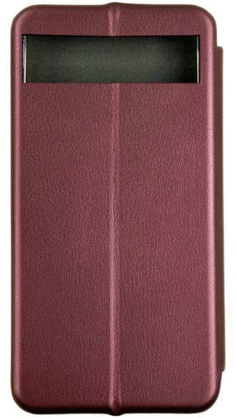 Чехол книжка Elegant book для Google Pixel 6A / бордовый 091843 фото