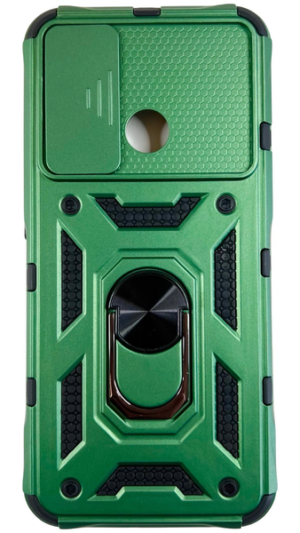 PC + TPU чехол Camshield armor на Xiaomi Redmi 10A / зеленый 086013 фото