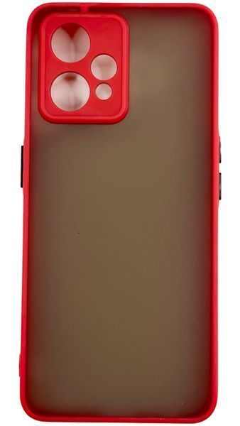 TPU чохол накладка Matte Color Case для Realme 9 Pro Plus червоний 92643 фото