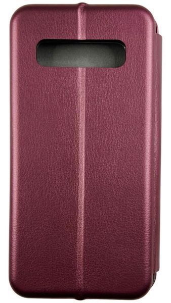 Чохол книжка Elegant book для Samsung Galaxy S10 бордовий 091436 фото