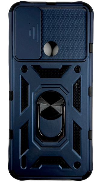 PC + TPU чехол Camshield armor для Motorola E7i Power (на мото е7и павер) синий 85874 фото