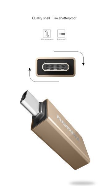 USB переходник REMAX OTG to Type-C RA-OTG1 (2 цвета) 50953 фото