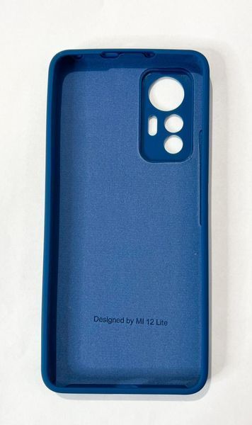 Чохол Soft touch для Xiaomi 12 Lite / синій 087604 фото