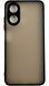 TPU чехол накладка Matte Color Case для OPPO A17 черный 092693 фото 2