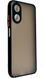TPU чехол накладка Matte Color Case для OPPO A17 черный 092693 фото 1