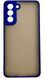 TPU чохол накладка Matte Color Case для Samsung Galaxy S21 синій 092193 фото 2