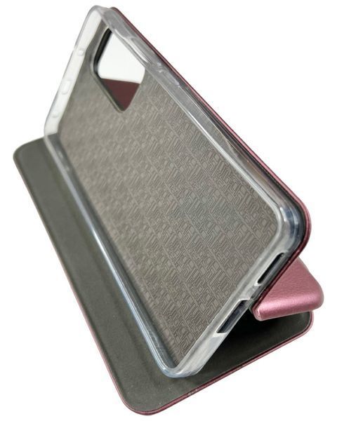 Чохол книжка Elegant book на Xiaomi 12 Lite / бордовий 087862 фото