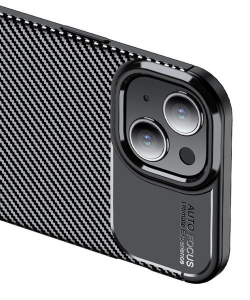 TPU чохол накладка Autofocus для iPhone 14 / чорний 201859 фото