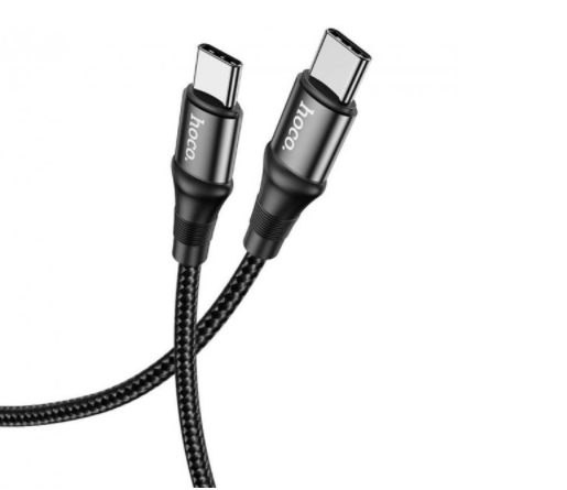 USB кабель Hoco X50 Type-C to Type-C Exquisito 100W 5A (1m) 83536 фото