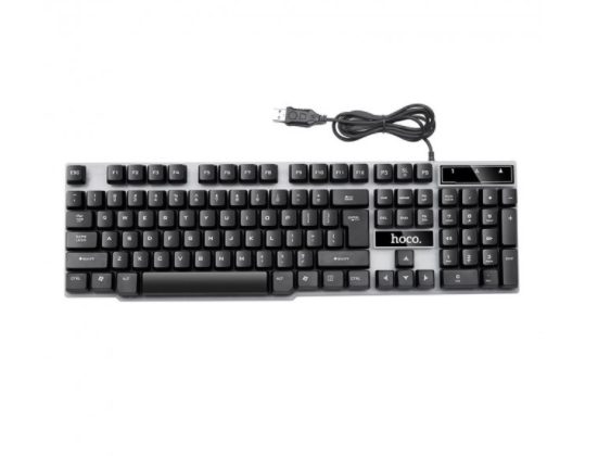 Комплект игровая клавиатура + мышь Hoco GM11 черная 84047 фото