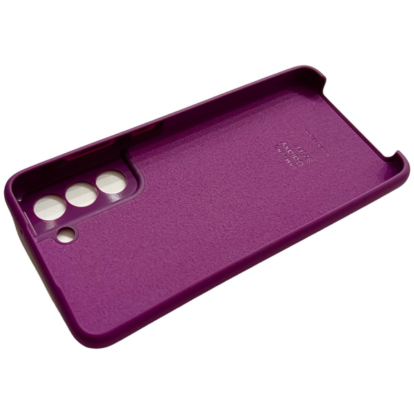 Чохол Soft touch для Samsung Galaxy S21 FE / баклажановий 086113 фото