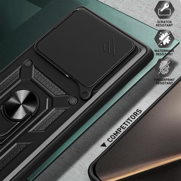 PC + TPU чехол Camshield armor для Xiaomi 15T / зеленый 100671 фото