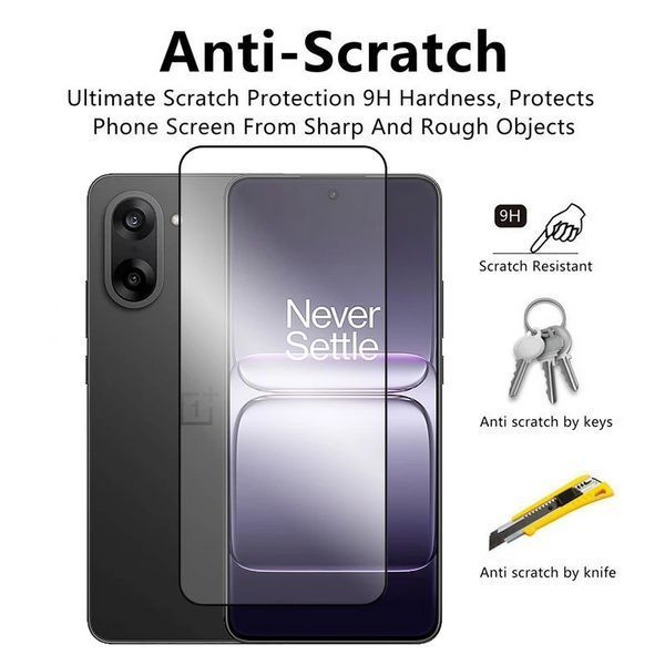 Защитное стекло для OnePlus Nord CE5 / черный 100252 фото