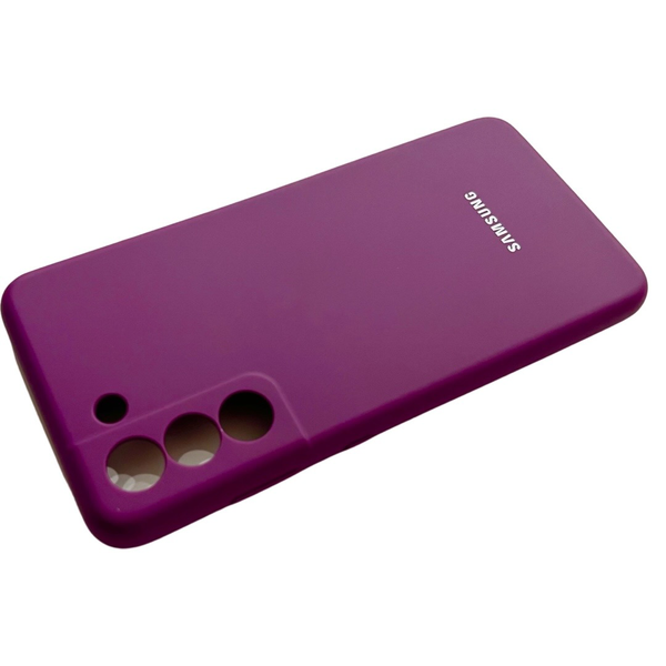 Чохол Soft touch для Samsung Galaxy S21 FE / баклажановий 086113 фото