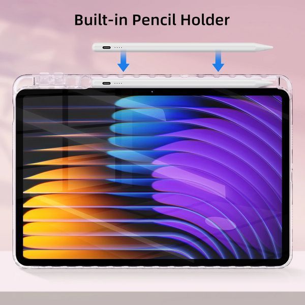 Чехол книжка Transparent Origami на Xiaomi Pad 7 (11.2") / фиалковый 100708 фото