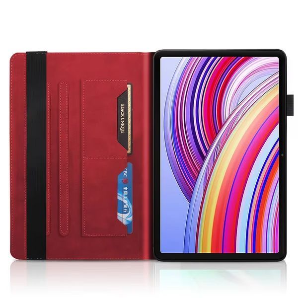 Чохол-книжка Wood Book на планшет Xiaomi Redmi Pad Pro (12.1") / червоний 098703 фото