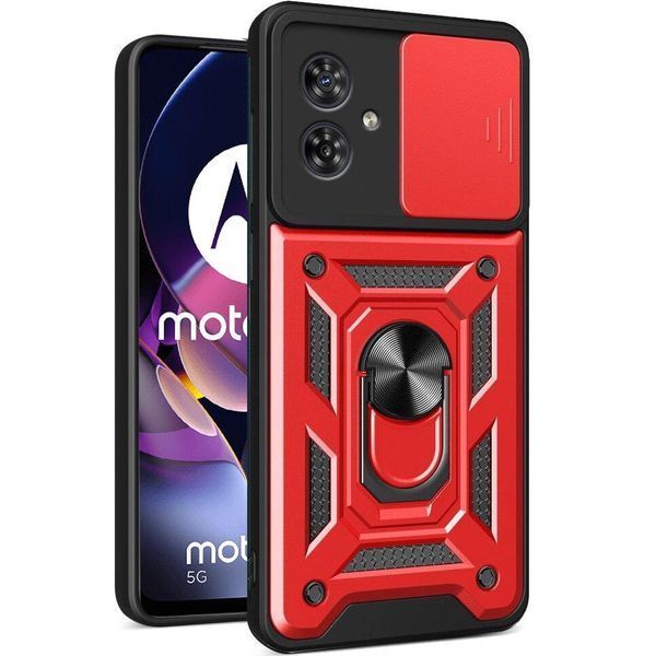PC + TPU чохол Camshield armor для Motorola G54 / червоний 093591 фото