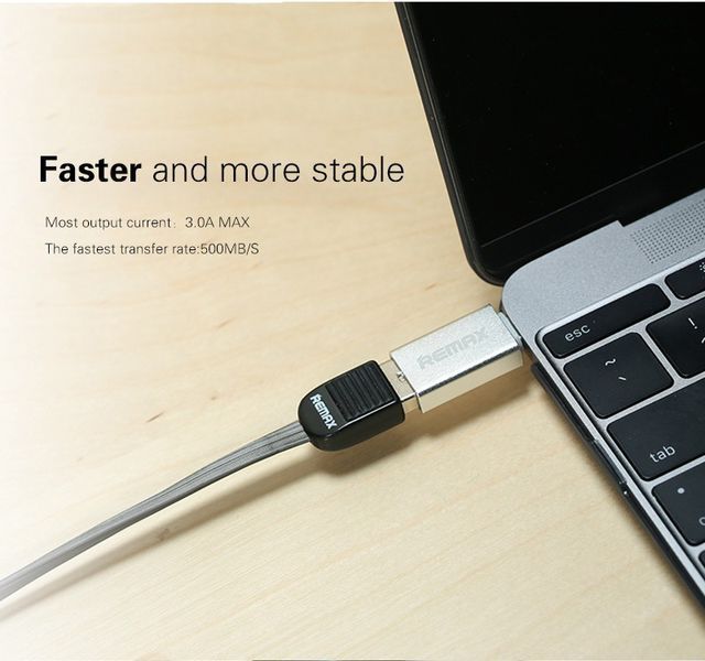 USB переходник REMAX OTG to Type-C RA-OTG1 (2 цвета) 50953 фото