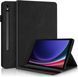 Чохол-книжка Wood Book на планшет Samsung Galaxy Tab S10 FE Plus (13.1") / чорний 099893 фото 1