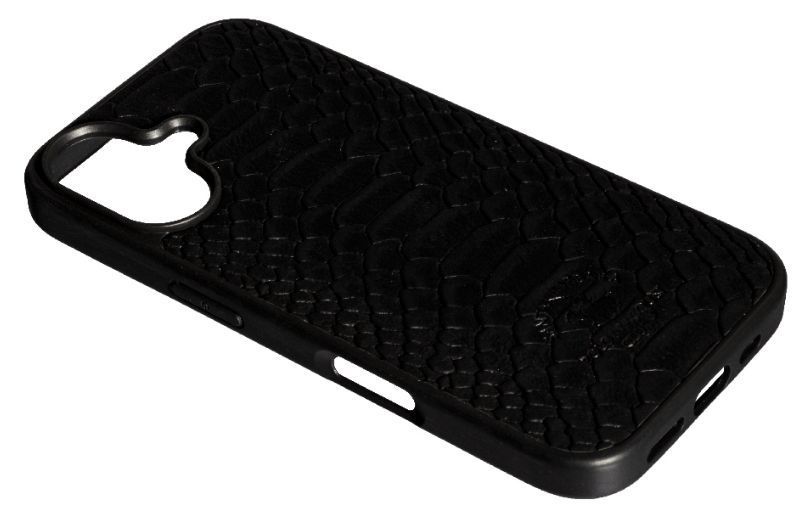 Чохол Santa Barbara Snake для Apple iPhone 16 / чорний 203849 фото