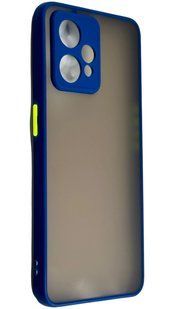 TPU чохол накладка Matte Color Case для Realme 9 Pro Plus синій 92644 фото