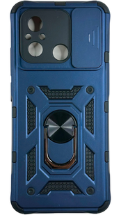 PC + TPU чохол Camshield armor для Poco C55 / синій 088833 фото