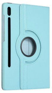 Шкіряний чохол книжка 360 для Samsung Galaxy Tab S10 FE (10.9") / блакитний 202896 фото