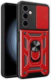 PC + TPU чохол Camshield armor для Samsung Galaxy A15 / червоний 095996 фото