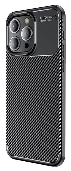TPU чохол накладка Autofocus для iPhone 14 Pro Max / чорний 201860 фото