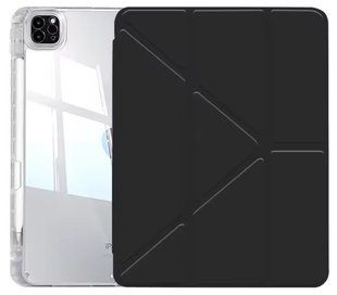 Чехол книжка Transparent Origami на Apple iPad 11" (A16) 2025 / черный 100054 фото