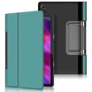 Кожаный чехол книжка Crazy Horse для Lenovo Yoga Tab 11 зеленый 093962 фото