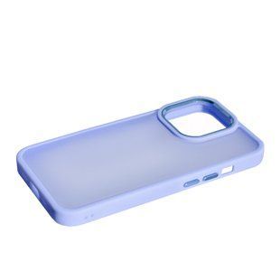 TPU чехол Matte Metal Buttons на iPhone 14 Pro Max (на айфон 14 про макс) голубой 086616 фото
