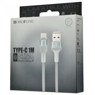 USB-кабель на Type-C Borofone BX2 (1m) (1 колір) 16683 фото