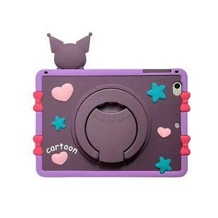 Чохол Happy Case на планшет iPad 10.9" 2022 (10th Gen) / Kuromi фіолетовий (з ремінцем) 099498 фото