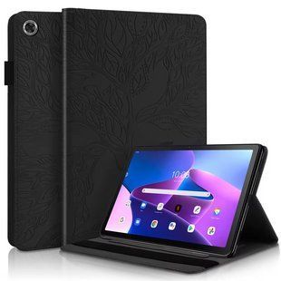Чохол-книжка Wood Book на планшет Lenovo Tab M10 (3rd Gen) 10.1" / чорний 098356 фото