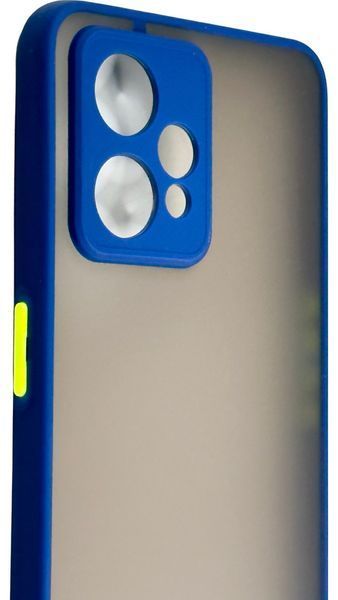 TPU чохол накладка Matte Color Case для Realme 9 Pro Plus синій 92644 фото