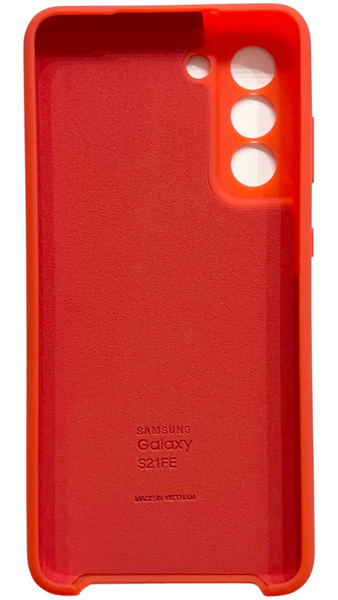Чохол Soft touch для Samsung Galaxy S21 FE / червоний 086114 фото